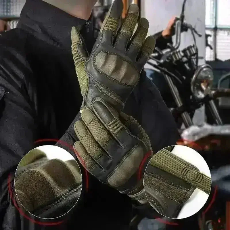 Mid-Season Touchscreen Motorcycle Gloves - Image 9